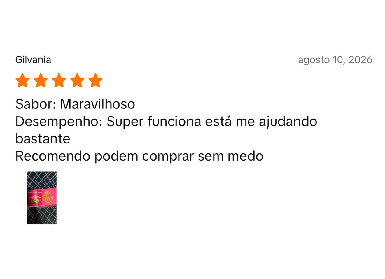 Depoimento 9 de cliente da Bivy